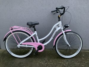 Vivienne Aluminiowy 26" 3s Biało-różowy